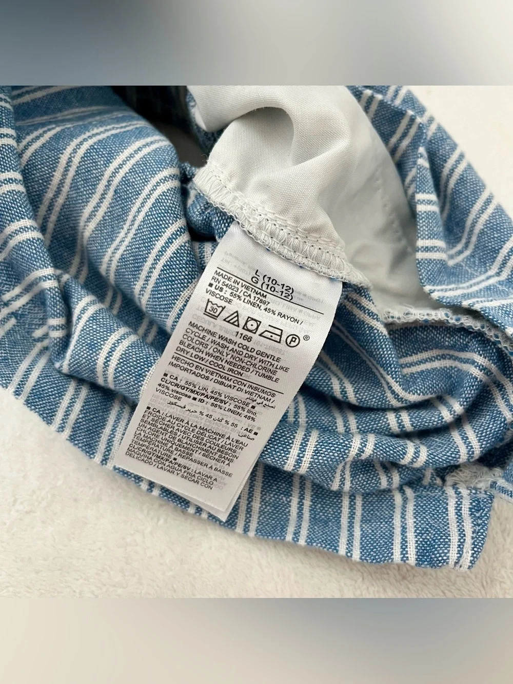 NWOT Old Navy Linen Blend Girls Shorts 10/12